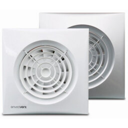 "Envirovent Silent 100mm Silver 4"" Ultra Quiet Bathroom Standard Extractor Fan" - thumbnail 2
