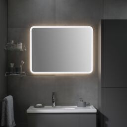 Sensio Libra Rectangular Wall-Mounted Bathroom Illuminated Contemporary Colour-Changing Mirror (H)80Cm (W)60Cm - thumbnail 3
