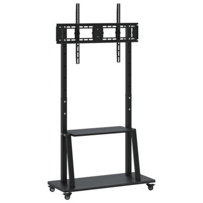 Berkfield Practical Tv Stand On Wheels 32-90 Inch Screen Max Vesa 800X600 mm 100Kg