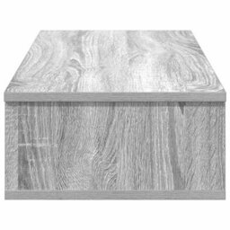Berkfield Wall Shelf With Drawers Grey Sonoma 80X31X17 Cm Engineered Wood - thumbnail 5