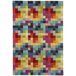 Funk Multi Colour Boxes Rug Rug 120X170Cm For The Living Room - thumbnail 5