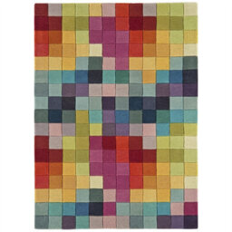 Funk Multi Colour Boxes Rug Rug 120X170Cm For The Living Room - thumbnail 2