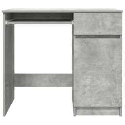 Berkfield Desk Concrete Grey 86X49X76 Cm Engineered Wood - thumbnail 6