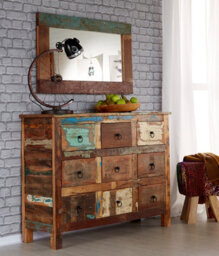 Buttercup Farm Coastal 9 Drawer Chest - Wood - L40 X W120 X H90 Cm - thumbnail 3