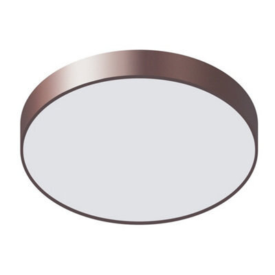 Luminosa Lighting Luminosa Modern Led Flush Ceiling Light Coffee, Warm White 3000K 1800Lm - image 1