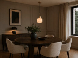 Brass bee Alabaster Pendant Light. Solid Brass Hanging Light. Satin Brass - thumbnail 6