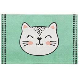 Beliani Kids Rug Howrah Light Green 60 X 90 Cm Cotton - thumbnail 1