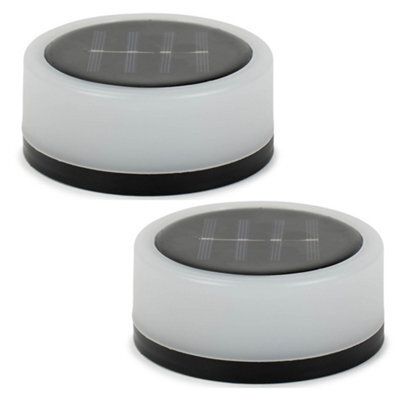 Valuelights Set Of 2 - Solar Powered Outdoor Garden Rgb Colour Changing Multi-Function Tabletop Lights Spike Stake Lights - image 1