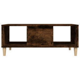 Berkfield Durable Coffee Table Smoked Oak 90X50X36,5 Cm Engineered Wood - thumbnail 7