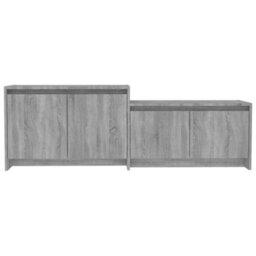 Walplus Tv Cabinet Grey Sonoma 146.5X35X50 Cm Engineered Wood - thumbnail 6