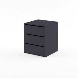Arte Idea Contemporary Chest Of Drawers Internal Cabinet In Black For A Modern Home (H)600mm (W)500mm (D)470mm - thumbnail 1