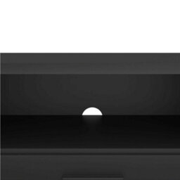 Wyld Haus Nagoya Black Low Media Tv Unit 2 Doors 1 Drawer 1 Shelf - thumbnail 4