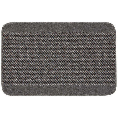 Grey Modern Plain Stain-Resistant Mat For Living Room, Utility Room, Dining Room, Bathroom & Kitchen -67Cm X 200Cm (Runner) - image 1