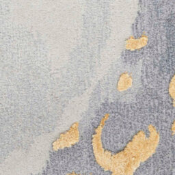 Grey Gold Wool Luxurious ,abstract Optical/ (3D) Modern Rug For Living Room And Bedroom-236Cm X 297Cm - thumbnail 7