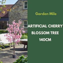Smart Garden Marco Paul Artificial Pink Cherry Blossom Tree - 140Cm - thumbnail 4