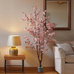 Smart Garden Marco Paul Artificial Pink Cherry Blossom Tree - 140Cm - thumbnail 8