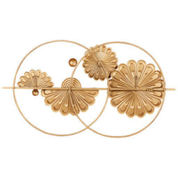 Beliani Wall Decor Flower Promethium Metal 51 Cm Gold - thumbnail 4