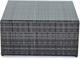 Evre 4 Seat Grey Outdoor Rattan Garden Furniture Sofa Set With Coffee Table - Malaga For Conservatories Patios - thumbnail 9