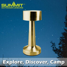 Touch Lamp Rechargeable 3 Light Settings 10Cm X 21Cm Brushed Gold X 1 - thumbnail 3