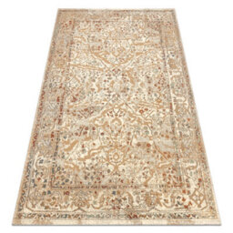 RugsX Wool Carpet Soho 477.04.la110 Osta - Flowers, Frame, Natural Beige Terracotta  135X200 Cm - thumbnail 4