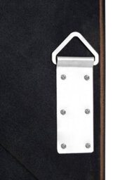Orsina Flat Wood Grey Finish Mirror - thumbnail 2