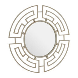 Orsina Flat Wood Grey Finish Mirror - thumbnail 5