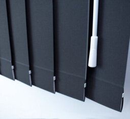 Caecus Blinds Dimout Patterned Vertical Blind Complete 60Cm 240Cm Drop White - thumbnail 3