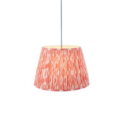 Loops Elegant Coral Pink Pendant Light With Blue Flex For Home Decor