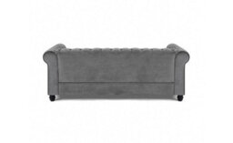 Home Detail Chester 3 Seater Sofa, Grey Velvet - thumbnail 3