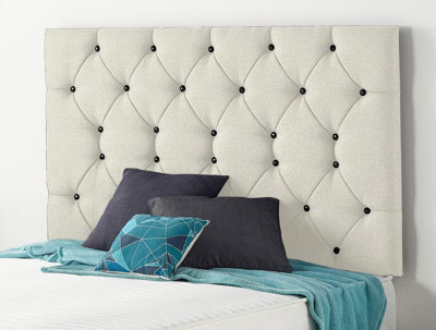 Somnior Beds Somnior  2Ft6 Premier Small Single 32 Inches Plush Ivory Headboard With Wooden Struts
