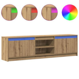 Berkfield Tv Cabinet Brown 180 X 34 X 50 Cm Engineered Wood - thumbnail 4