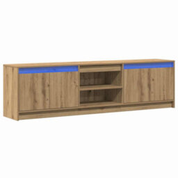 Berkfield Tv Cabinet Brown 180 X 34 X 50 Cm Engineered Wood - thumbnail 2