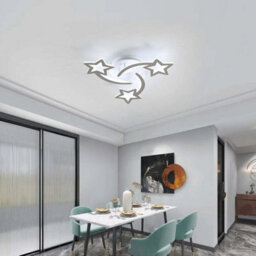 Modern Led Ceiling Light 36W Chandelier 6500K Star Children's Room Kids Bedroom - thumbnail 4