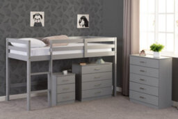 Seconique Panama Mid Sleeper 3'' Grey Slate - thumbnail 1