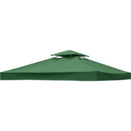 Sundaze 2-Tier Garden Gazebo Top Cover For 3X3M Replacement Canopy Roof Green - thumbnail 1