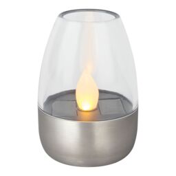 Polished Stainless Steel Effect Modern Solar-Powered Integrated Led Outdoor Decorative Light - thumbnail 3