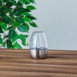 Polished Stainless Steel Effect Modern Solar-Powered Integrated Led Outdoor Decorative Light - thumbnail 2