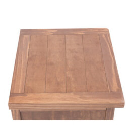 Cabinet Bits Padua 2 Drawer Bedside Table Brass Drop Handle - thumbnail 4