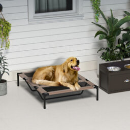 Pawhut Elevated Dog Bed Cooling Raised Pet Cot For Indoor Outdoor Use, Xx Large - thumbnail 9