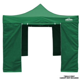 Sealey Dellonda Premium Side Walls Doors Windows For Gazebo Marquee Fits 2 X 2M - Green - thumbnail 3