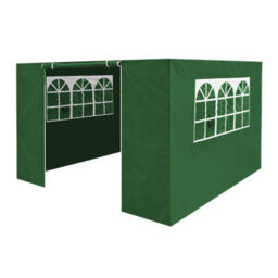Sealey Dellonda Premium Side Walls Doors Windows For Gazebo Marquee Fits 2 X 2M - Green