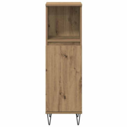 Berkfield 3 Piece Bathroom Furniture Set Artisan Oak Engineered Wood - thumbnail 6