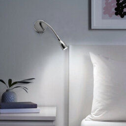 Long Life Lamps Company Led Indoor Bedside Reading Wall Light 2W 6000K Chrome H3145 - thumbnail 6