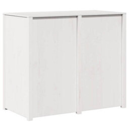 Berkfield Outdoor Kitchen Cabinet White 106X55X92 Cm Solid Wood Pine - thumbnail 7