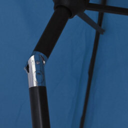 Berkfield Outdoor Parasol With Metal Pole 300X200 Cm Azure - thumbnail 5