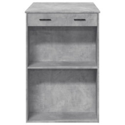 Berkfield Bar Table Concrete Grey 102X70X103.5 Cm Engineered Wood - thumbnail 6