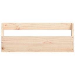 Vidaxl Wall-Mounted Shoe Racks 2 Pcs 59X9X23 Cm Solid Wood Pine - thumbnail 5
