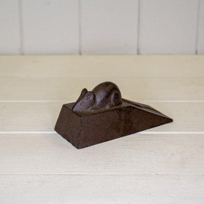 Satchville Cast Iron Mouse Doorstop - image 1