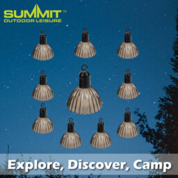 Solar Lights With Smoky Shade Warm White Light 3. 8M X 10 Warm Lights White X 1 - thumbnail 3