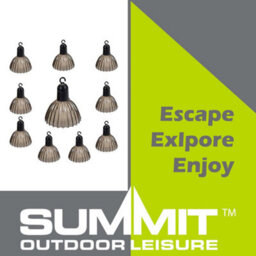 Solar Lights With Smoky Shade Warm White Light 3. 8M X 10 Warm Lights White X 1 - thumbnail 4